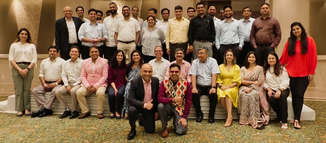 Large group photo at a leadership gathering