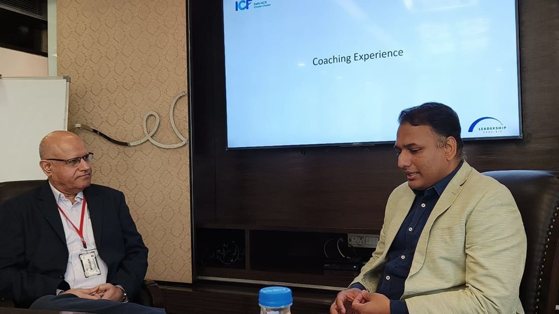 Coaching experience session hosted by ICF Delhi NCR